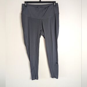 2X Adidas Dark Gray Plus Size Athletic Leggings